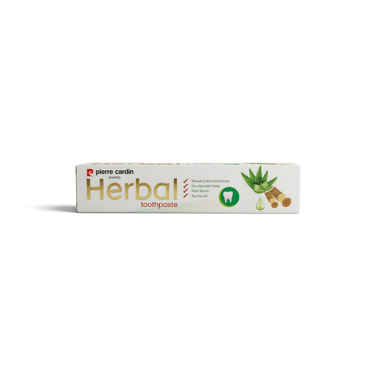 Herbal Toothpaste with Aloe Vera, Miswak & Tea Tree