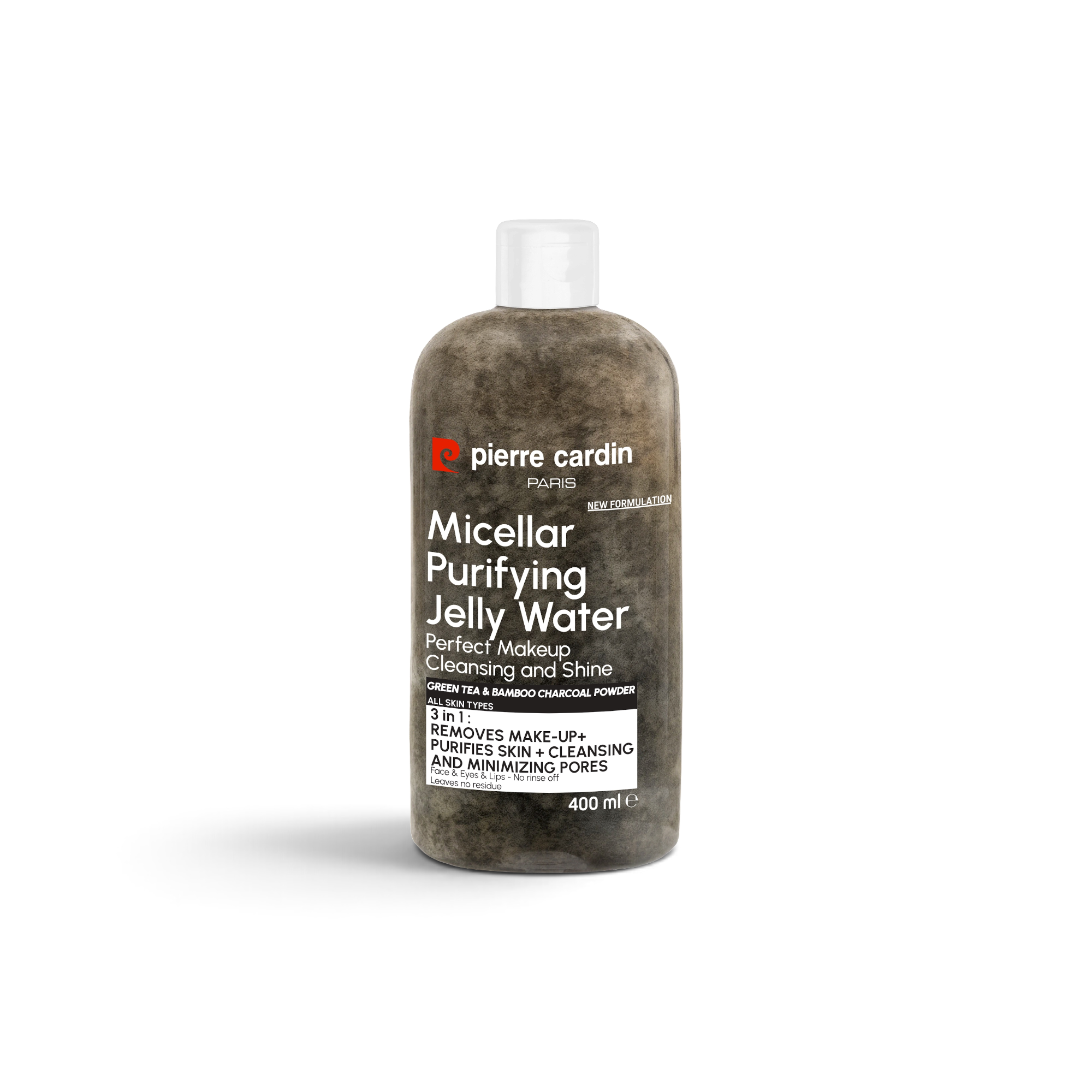 Purifying micellar jelly with bamboo charcoal powder and green tea